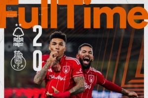 结束10场不胜！诺丁汉森林2-0波尔图，怀特、伊戈尔-热苏斯点射